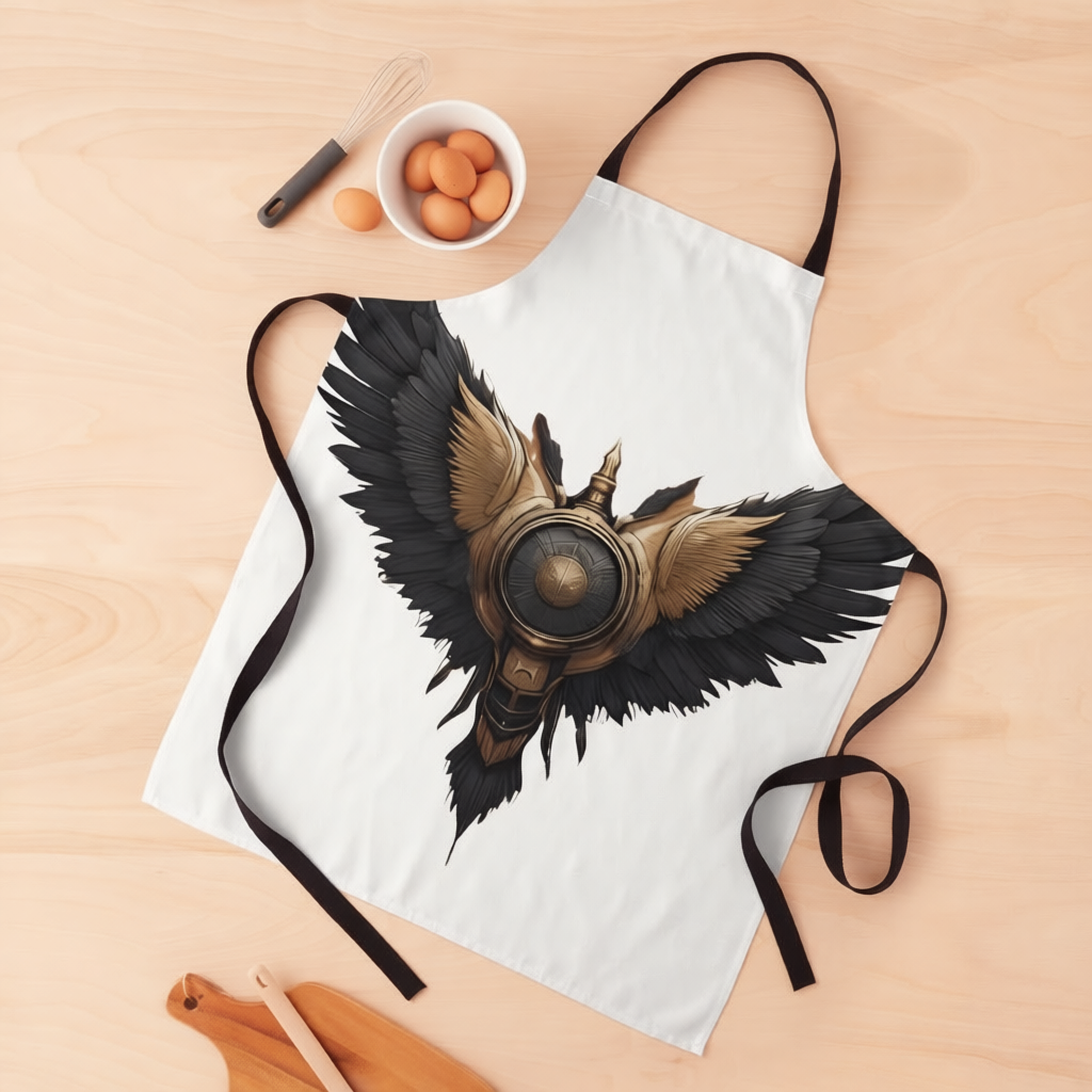 Winged Guardian Emblem – Fantasy Armor Badge Design,Digital Artwork / Logo / Emblem — Not a Physical Product